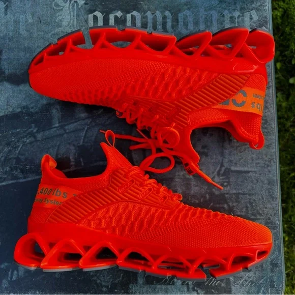 Womens Slip on Running Walking Shoes Blade Tennis Casual Fashion Sneakers - Picture 8 of 11